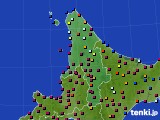 道北のアメダス実況(日照時間)(2024年07月14日)