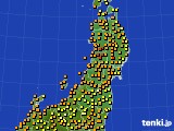 東北地方のアメダス実況(気温)(2024年07月15日)