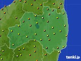 福島県のアメダス実況(気温)(2024年07月15日)