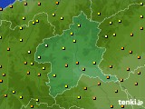 群馬県のアメダス実況(気温)(2024年07月15日)