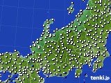 北陸地方のアメダス実況(風向・風速)(2024年07月15日)