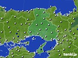 兵庫県のアメダス実況(風向・風速)(2024年07月15日)