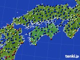 四国地方のアメダス実況(日照時間)(2024年07月16日)