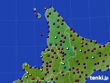 道北のアメダス実況(日照時間)(2024年07月18日)