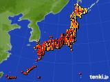 アメダス実況(気温)(2024年07月18日)