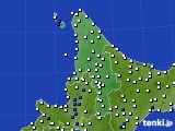 道北のアメダス実況(風向・風速)(2024年07月21日)