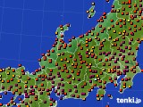 2024年07月22日の北陸地方のアメダス(気温)