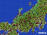 北陸地方のアメダス実況(日照時間)(2024年07月23日)