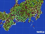 東海地方のアメダス実況(日照時間)(2024年07月23日)