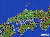 中国地方のアメダス実況(日照時間)(2024年07月23日)