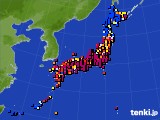 2024年07月23日のアメダス(日照時間)