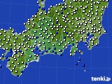 東海地方のアメダス実況(風向・風速)(2024年07月23日)