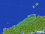 島根県のアメダス実況(風向・風速)(2024年07月23日)