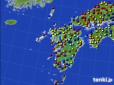 2024年07月24日の九州地方のアメダス(日照時間)