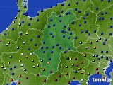 長野県のアメダス実況(日照時間)(2024年07月24日)