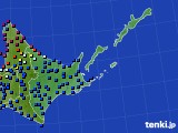 道東のアメダス実況(日照時間)(2024年07月24日)