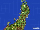 東北地方のアメダス実況(気温)(2024年07月24日)