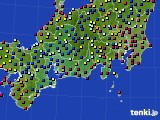 東海地方のアメダス実況(日照時間)(2024年07月25日)