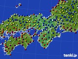 近畿地方のアメダス実況(日照時間)(2024年07月25日)
