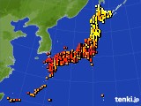 2024年07月25日のアメダス(気温)