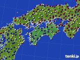 四国地方のアメダス実況(日照時間)(2024年07月26日)