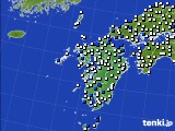 2024年07月26日の九州地方のアメダス(風向・風速)