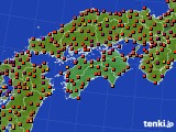 2024年07月27日の四国地方のアメダス(気温)