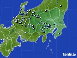 2024年07月30日の関東・甲信地方のアメダス(降水量)