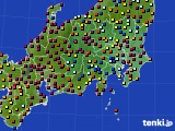 関東・甲信地方のアメダス実況(日照時間)(2024年07月31日)