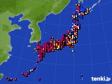 2024年07月31日のアメダス(日照時間)