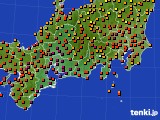 東海地方のアメダス実況(気温)(2024年07月31日)