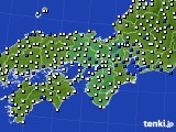 2024年07月31日の近畿地方のアメダス(風向・風速)