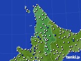 道北のアメダス実況(風向・風速)(2024年07月31日)