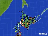 2024年08月02日の北海道地方のアメダス(日照時間)