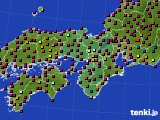 近畿地方のアメダス実況(日照時間)(2024年08月02日)