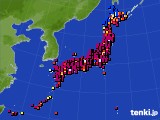 2024年08月02日のアメダス(日照時間)