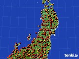 東北地方のアメダス実況(気温)(2024年08月02日)