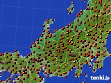 2024年08月02日の北陸地方のアメダス(気温)