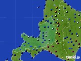 道央のアメダス実況(日照時間)(2024年08月03日)