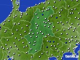長野県のアメダス実況(風向・風速)(2024年08月03日)