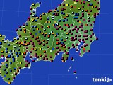 関東・甲信地方のアメダス実況(日照時間)(2024年08月04日)