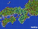 近畿地方のアメダス実況(日照時間)(2024年08月04日)