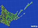 道東のアメダス実況(日照時間)(2024年08月04日)