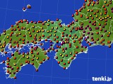 近畿地方のアメダス実況(気温)(2024年08月04日)