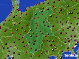 長野県のアメダス実況(気温)(2024年08月04日)