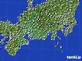 東海地方のアメダス実況(風向・風速)(2024年08月04日)