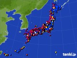2024年08月05日のアメダス(日照時間)