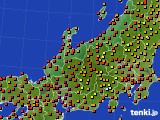 2024年08月05日の北陸地方のアメダス(気温)
