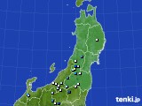 東北地方のアメダス実況(降水量)(2024年08月06日)