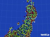 2024年08月06日の東北地方のアメダス(日照時間)